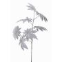 Ramo di papaya artificiale NUBIE, ghiacciato, grigio, 70cm