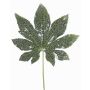 Foglia di aralia artificiale HERRO, con brillantini, verde, 20cm