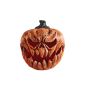 Zucca per decorazione di Halloween FLANKY, arancione, LED, 25 cm