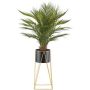 Palma artificiale Areca WILSON in vaso di metallo, con supporto, 110 cm