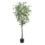 Albero artificiale Ginkgo MERLIM con tronco artificiale, 150 cm