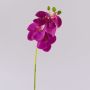Ramo artificiale di orchidea phalaenopsis OPHELIA, fucsia, 40cm, Ø7-8cm