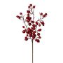 Ramo artificiale rosa di patata FRULKE con bacche di rosa canina, rosso, 40cm