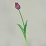 Tulipano artificiale LONA, viola-verde, 45cm, Ø4cm
