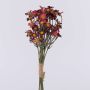 Bouquet di fiori artificiali crisantemi piccoli WEMKE, rosso bordeaux, 35 cm, Ø 13 cm