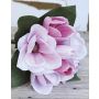 Mazzo di magnolie artificiali KAYLE, rosa-fucsia, 30cm