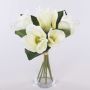 Mazzo di magnolie artificiali KAYLE, crema-bianco, 30cm