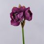 Fiore artificiale Amaryllis MAURINE, viola, 80cm