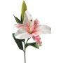 Fiore artificiale giglio tigrato MYZANS, rosa-bianco, 70 cm