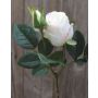 Rosa artificiale RENESMEE, bianco, 45cm, Ø6cm