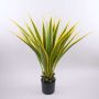 Agave furcraea gigantea artificiale CHERIE, verde-giallo, 120cm
