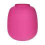 Vaso da fiori in vetro CAYDENCE, rosa opaco, 25,3 cm, Ø 22,2 cm