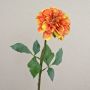 Dalia artificiale TINKALA, arancione, 60 cm, Ø 11 cm