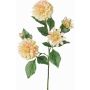 Ramo decorativo dalia artificiale QUINKA, crema-rosa, 70 cm