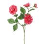 Ramo decorativo dalia artificiale QUINKA, rosa scuro, 70 cm