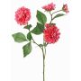 Ramo decorativo dalia artificiale QUINKA, rosa scuro, 70 cm