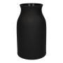 Vaso in vetro LUNARA, nero opaco, 21 cm, Ø 12 cm