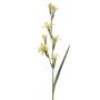 Fiore artificiale gladiolo GROWEL, giallo, 105 cm