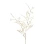 Ramo decorativo eucalipto ZILFOR con fiori, bianco, 80 cm