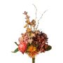 Bouquet artificiale cardo rosa ortensia PRINZY, arancione-salmone-rosa antico, 60 cm