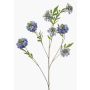 Ramo artificiale Scabiosa RUXTER, blu, 115 cm
