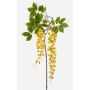 Grande ramo artificiale di glicine NISSRINE con fiori, giallo, 145 cm