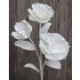 Ramo decorativo di camelia RANIA, bianco, 95cm, Ø20cm