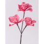 Magnolia artificiale VERONA, fucsia, 40cm, Ø10-14cm