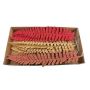 Foglia artificiale felce reale ALANEA, 15 pezzi, giallo-arancio-rosso, 45 cm