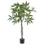 Albero artificiale Pachira WINMA, tronco artificiale intrecciato, 120 cm