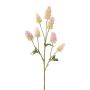 Ramo artificiale trifoglio bianco TREVLA con fiori, rosa, 55 cm