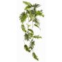 Pianta artificiale pendente Philodendron selloum SNALVI su bastone, 90cm