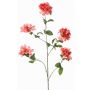 Ramo artificiale di rododendro MALISSA, corallo, 120 cm
