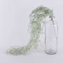 Tillandsia Usneoides artificiale NEAL su stelo, glitter, argento, 90cm
