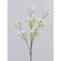Velo da sposa artificiale CECILIA, bianco, 65cm, Ø1cm