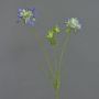 Scabiosa artificiale ANDIA, blu-viola, 80cm, Ø8-10cm