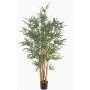 Bambù artificiale LUCINE, tronchi veri, zona trasversale, 230cm
