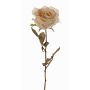 Rosa artificiale NAJMA, crema-rosa, 65cm, Ø10cm
