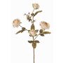 Ramo artificiale di rose SITARA, crema-rosa, 75cm, Ø5-8cm
