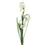 Fiore di bucaneve decorativo ASOMB, bastoncino, bianco, 45 cm