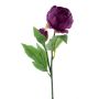 Fiore artificiale peonia TESNI, viola scuro, 50 cm