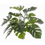 Monstera deliciosa artificiale NIALL, su stelo, zona trasversale, difficilmente infiammabile, 45cm