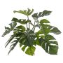 Monstera deliciosa artificiale NIALL, su stelo, zona trasversale, difficilmente infiammabile, 45cm