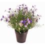 Fiore decorativo Impatiens GISINDA in vaso decorativo, lilla-lilla chiaro, 40cm