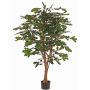 Albero artificiale quercia KELFHY con ghiande, tronchi naturali, verde, 180cm