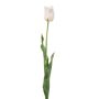Tulipano artificiale SIDRA, bianco-rosa tenue, 65 cm
