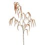 Ramo decorativo di amaranto PIATRA con fiori, arancione, 100 cm