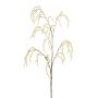 Ramo artificiale di amaranto PIATRA con fiori, color crema, 100 cm