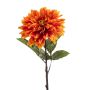 Fiore decorativo dalia JESKA, arancione, 65 cm