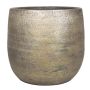 Vaso da fiori in ceramica AGAPE con grano, oro, 45cm, Ø49cm